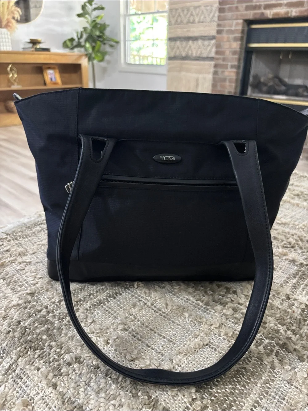 Tumi black nylon